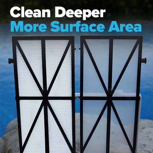 Fine sand and silt captured by a pool robot NanoFilter