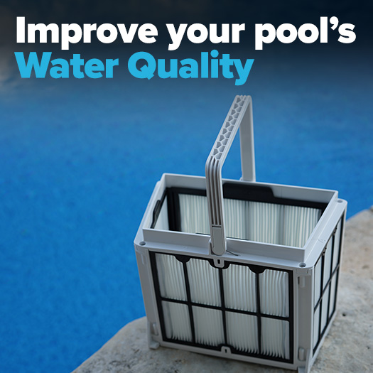 Robotic pool cleaner keeping pool water clean between services