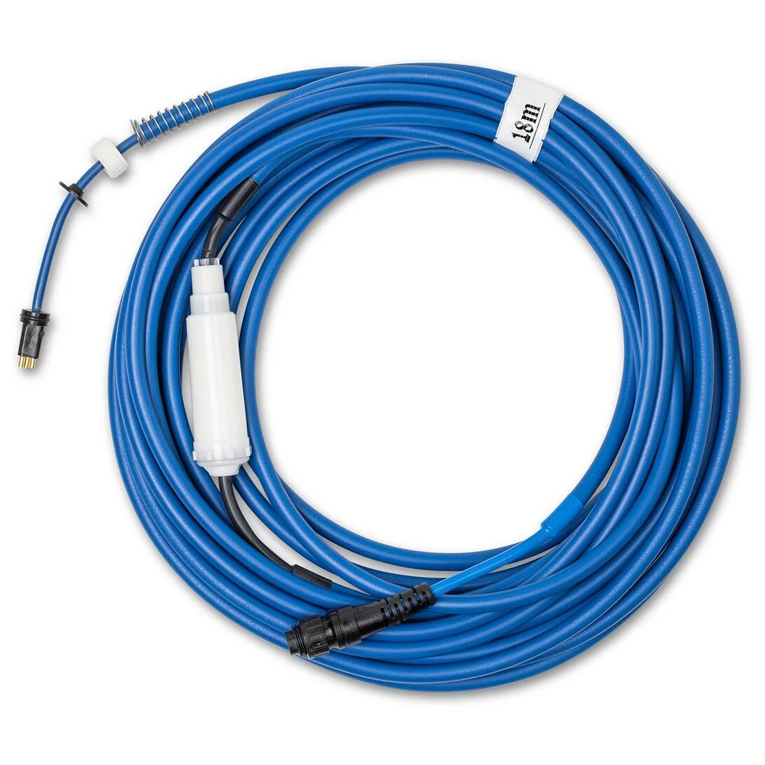 Blue 3-wire Cable with Swivel, 18m/60ft, RC Screw
