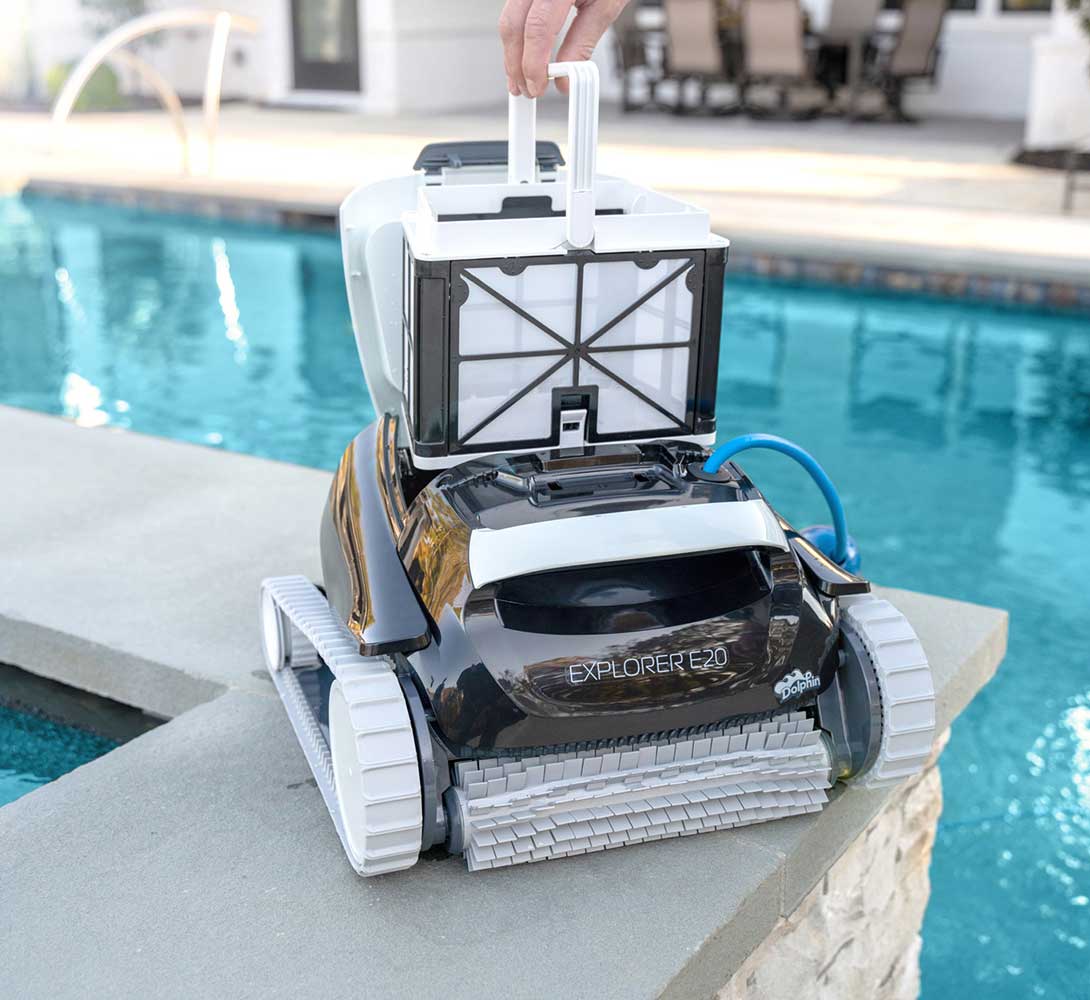 Dolphin Explorer E20 Robotic Pool Cleaner Review Robotic Reviews