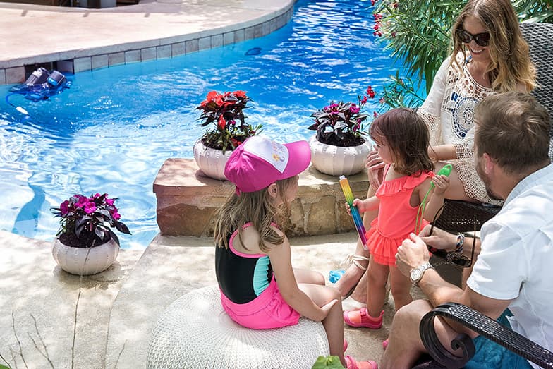 Dolphin Premier Robotic Pool Cleaner Family Lifestyle