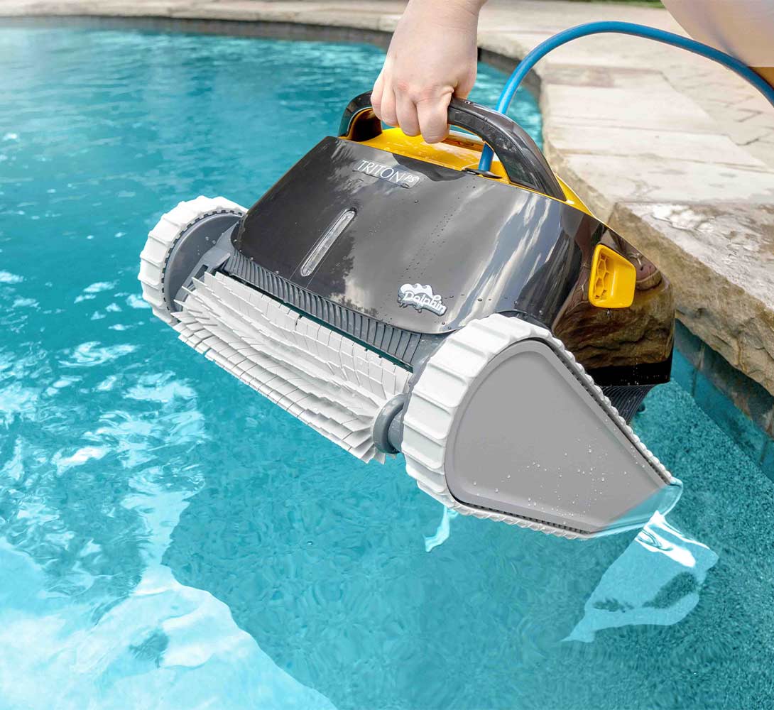 Dolphin Triton PS Robotic Pool Cleaner Review Robotic Reviews